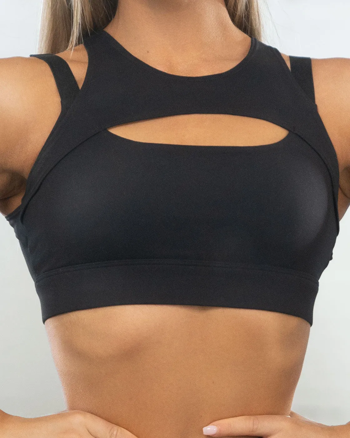 Uplift Black Sports Bra