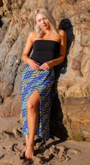Veronica M Faux Wrap Skirt