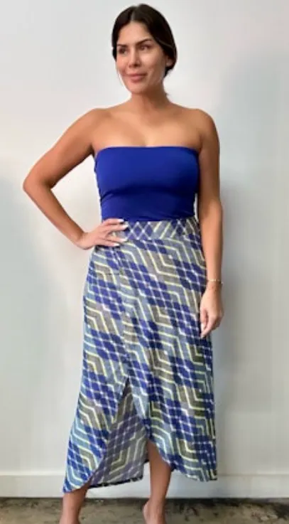 Veronica M Faux Wrap Skirt