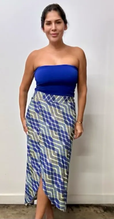 Veronica M Faux Wrap Skirt