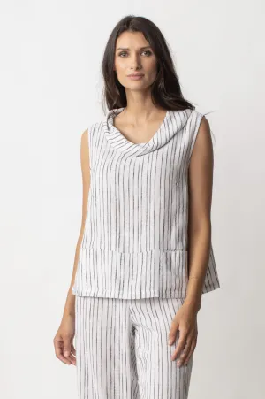 Vintage Stripe Cowl Topper
