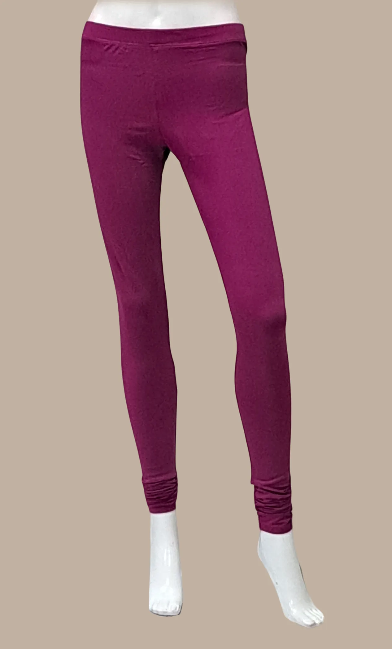 Violet Cotton Leggings