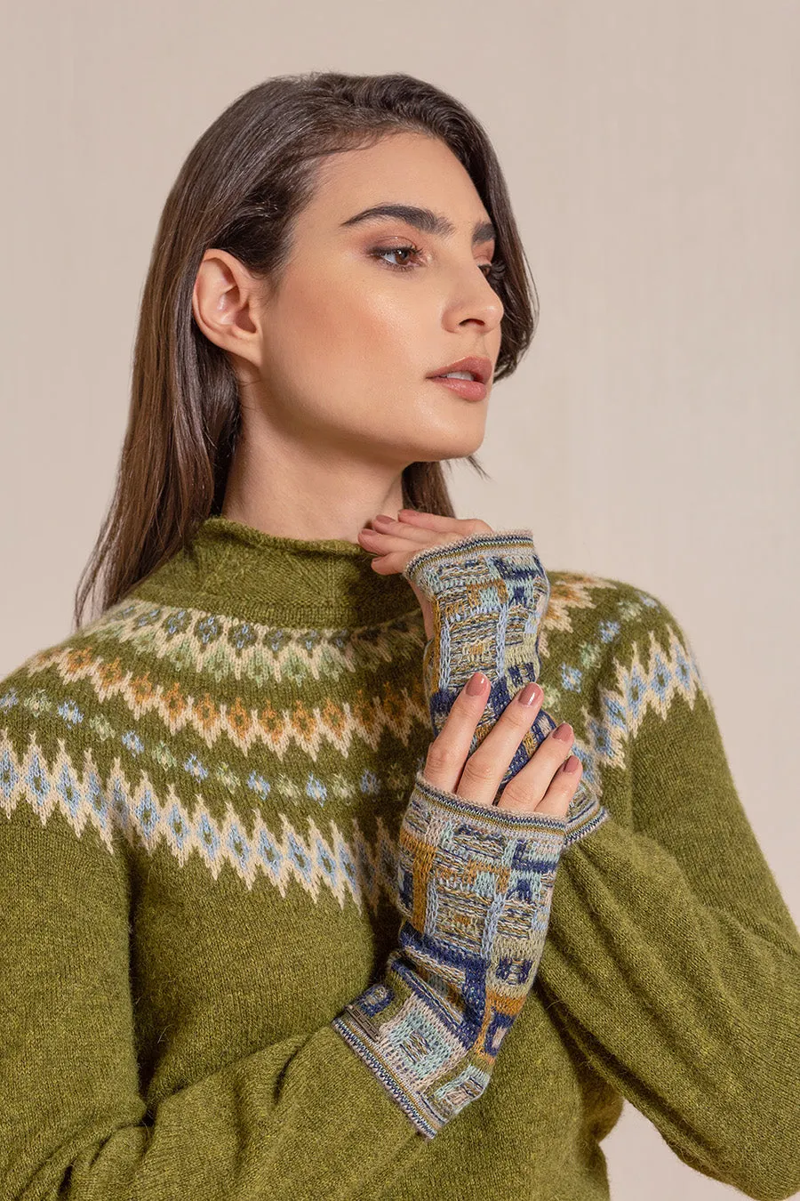 Vivaldi Gloves Baby Alpaca Color Multi