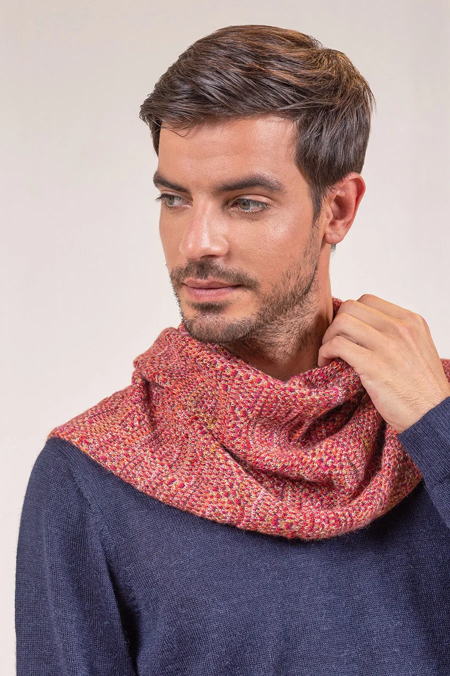 Vivaldi Scarf Baby Alpaca Color Vendimia