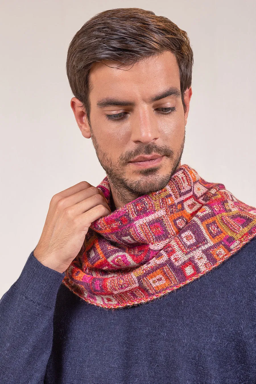Vivaldi Scarf Baby Alpaca Color Vendimia