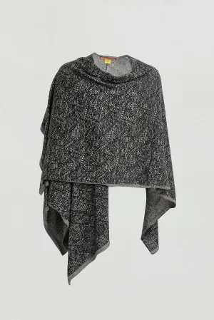 Web Poncho Baby Alpaca Color Nuage