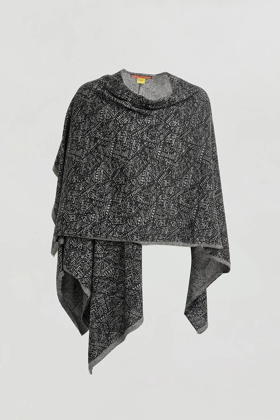 Web Poncho Baby Alpaca Color Nuage