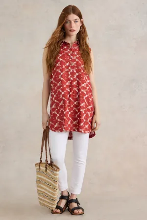 White Stuff Janey Crop Legging in Nat White
