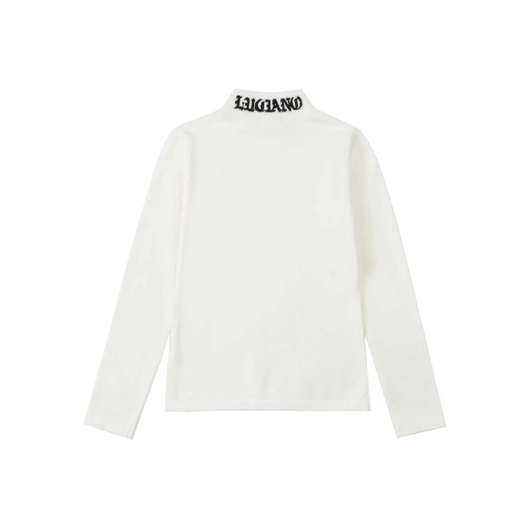 White Turtleneck Shirt