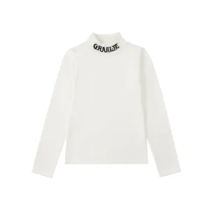 White Turtleneck Shirt