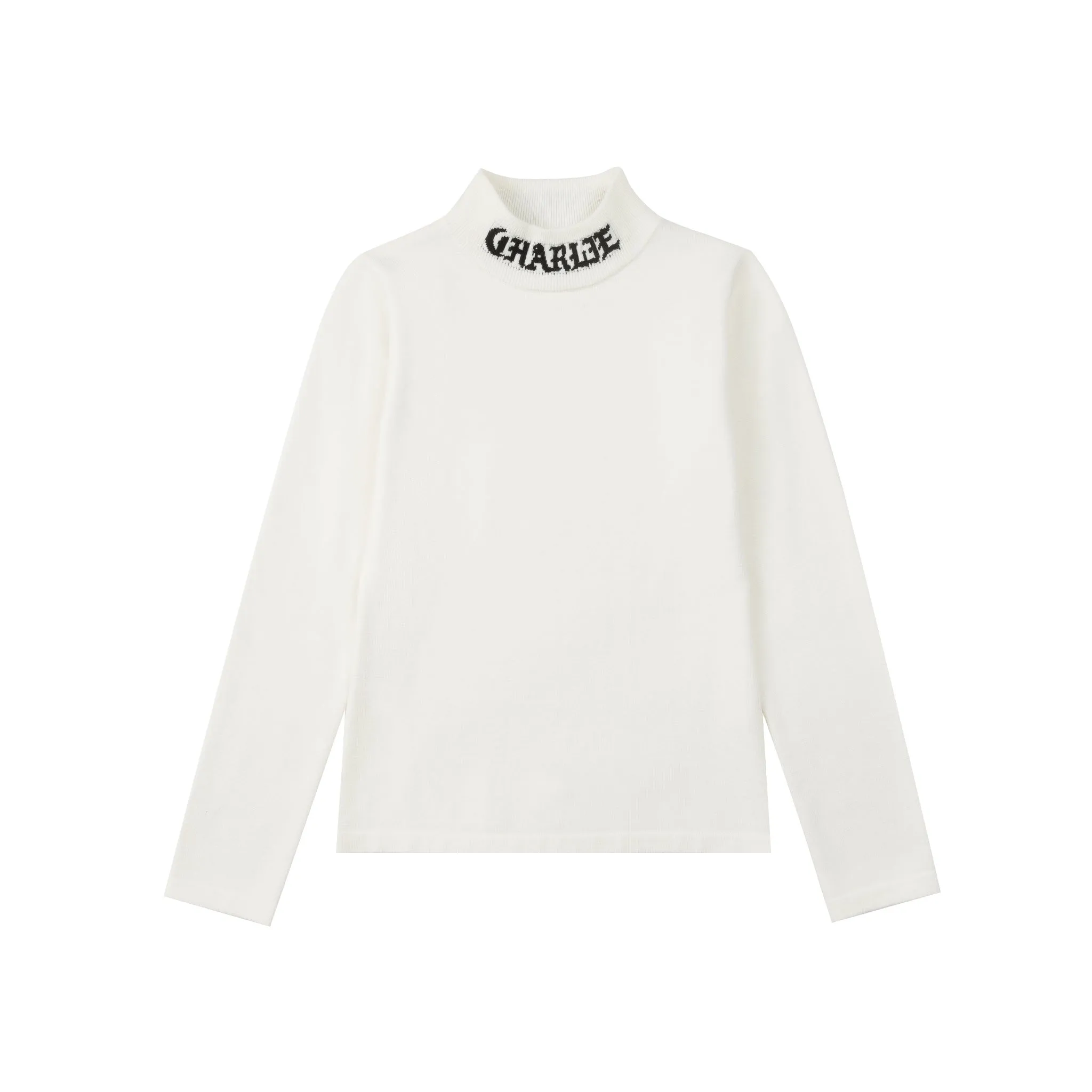 White Turtleneck Shirt