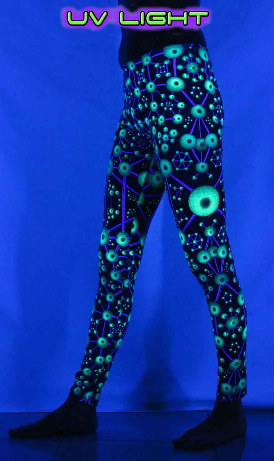 Wide waistband Leggings : Atomic Alien