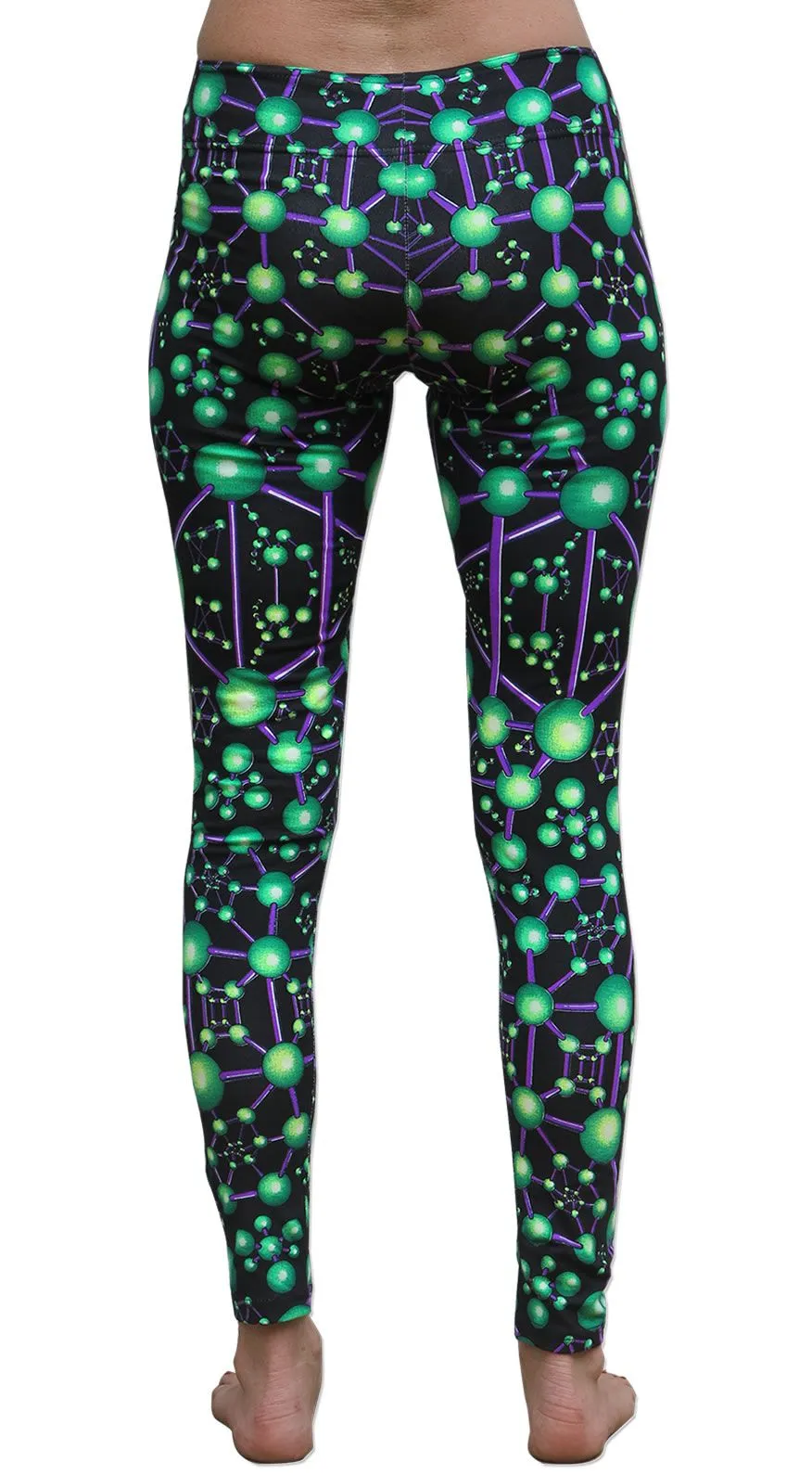 Wide waistband Leggings : Atomic Alien
