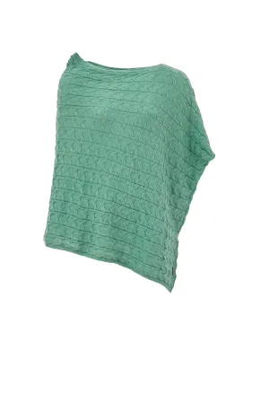 Willow Poncho Baby Alpaca Color Basil
