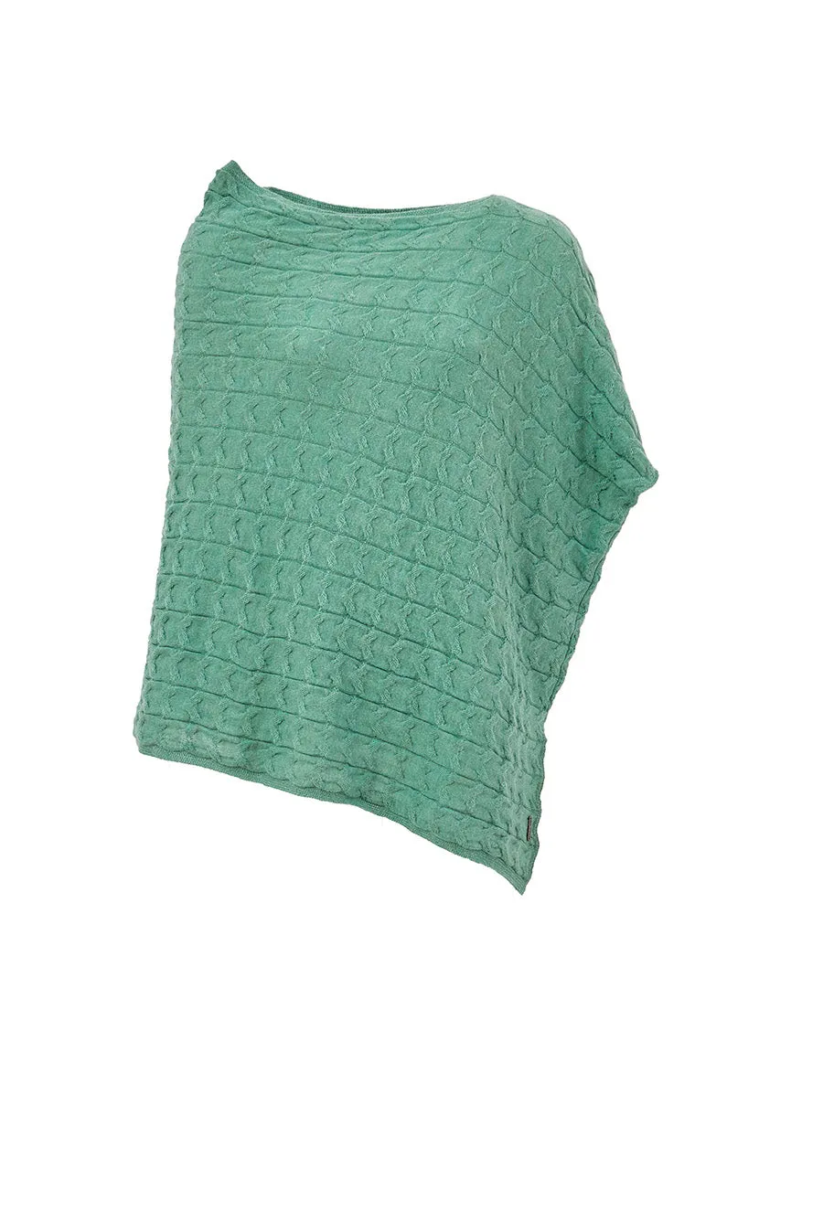 Willow Poncho Baby Alpaca Color Basil