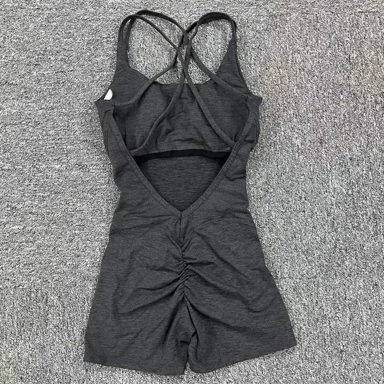 Women Lycra Fitness Gym One Piece Jumpsuit