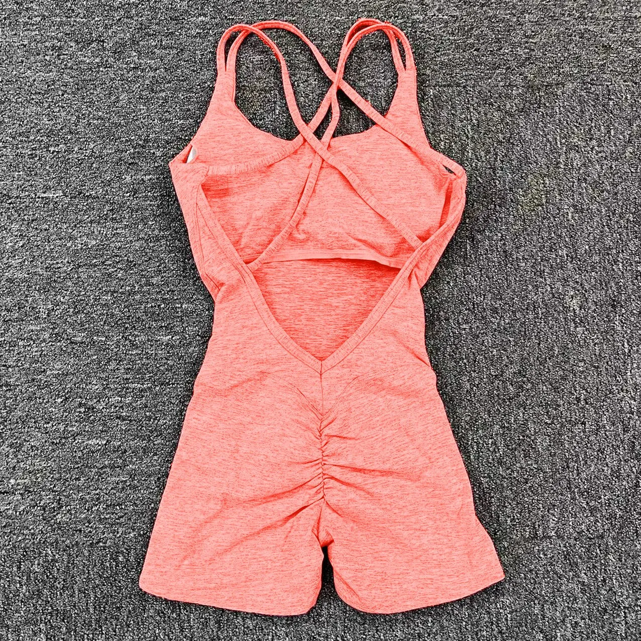 Women Lycra Fitness Gym One Piece Jumpsuit
