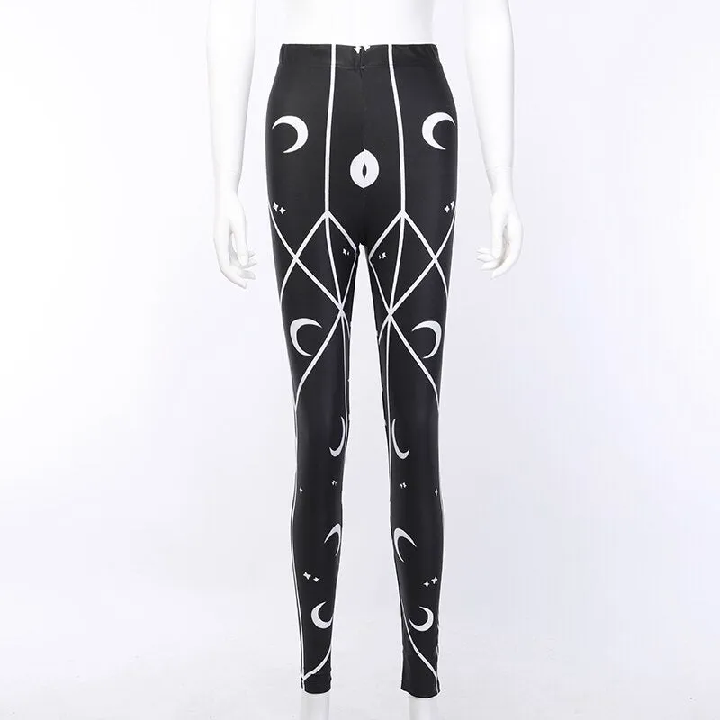 Women's Casual Stretchy Printed Leggings
