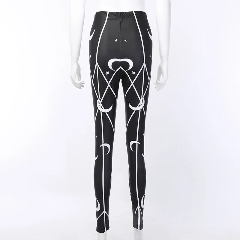 Women's Casual Stretchy Printed Leggings