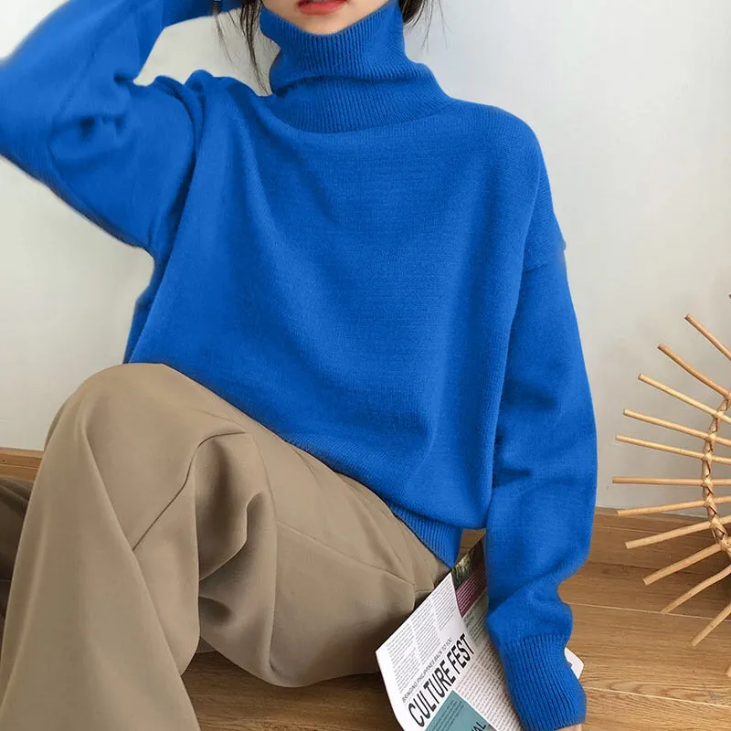 Women's Elegant Turtleneck Sweater | Ideal for Autumn/Winter