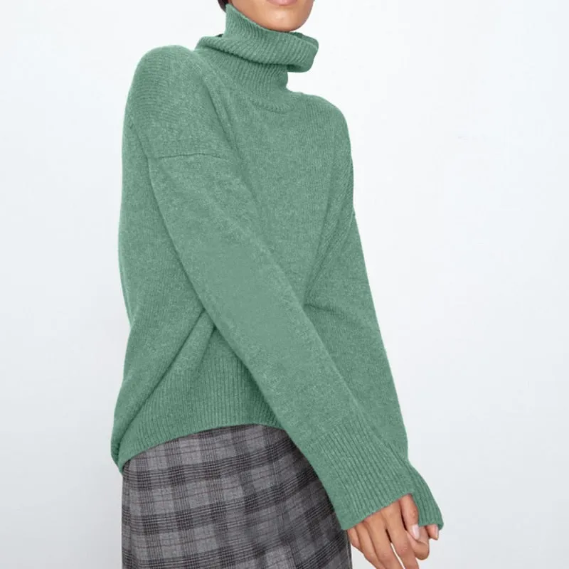 Women's Elegant Turtleneck Sweater | Ideal for Autumn/Winter