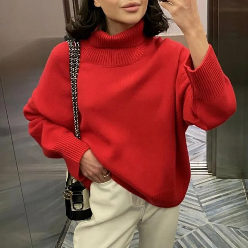 Women's Elegant Turtleneck Sweater | Ideal for Autumn/Winter
