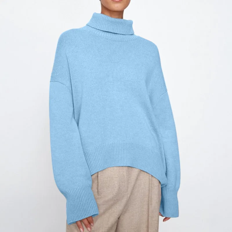 Women's Elegant Turtleneck Sweater | Ideal for Autumn/Winter