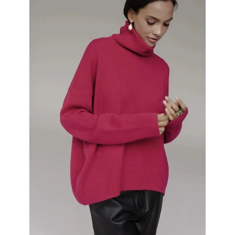 Women's Elegant Turtleneck Sweater | Ideal for Autumn/Winter