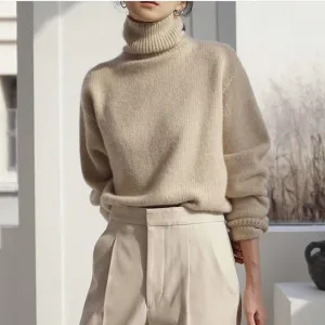 Women's Elegant Turtleneck Sweater | Ideal for Autumn/Winter