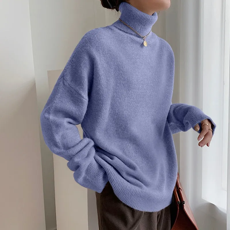 Women's Elegant Turtleneck Sweater | Ideal for Autumn/Winter
