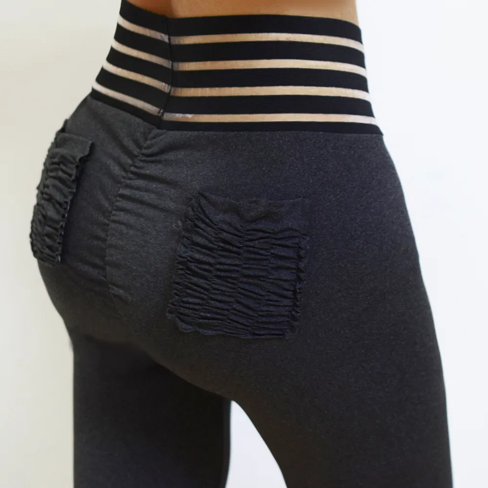 Women's High-Waist Slim Push-Up Fitness Leggings