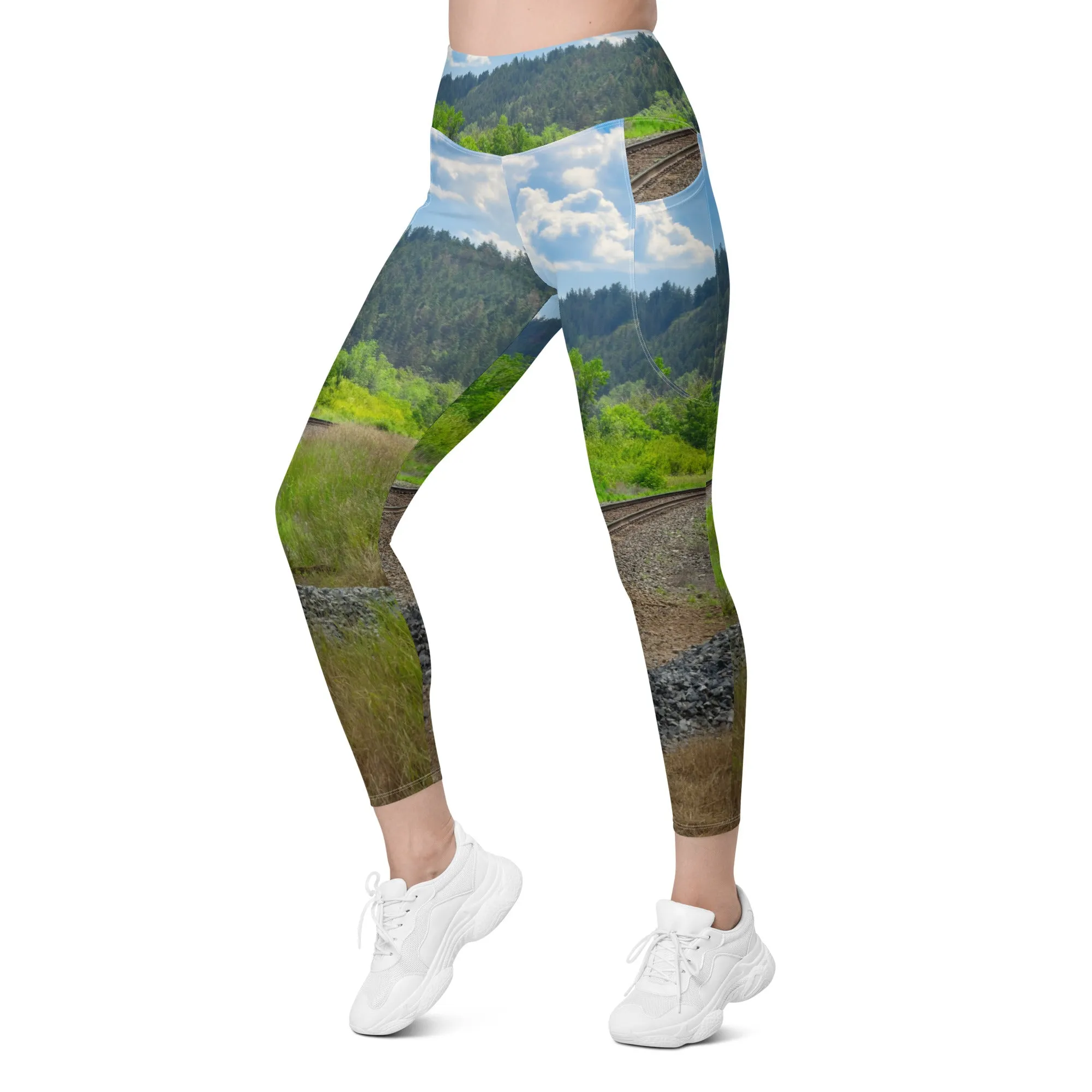 Women's Leggings with Pockets - Edworthy Park CPKC Tracks