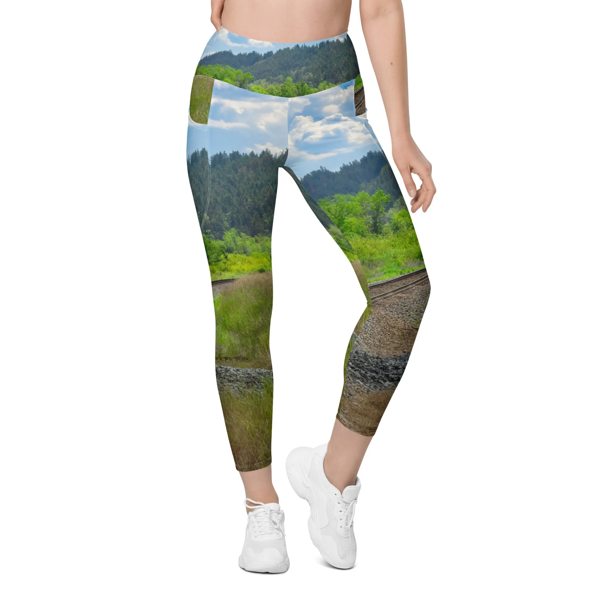 Women's Leggings with Pockets - Edworthy Park CPKC Tracks