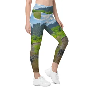 Women's Leggings with Pockets - Edworthy Park CPKC Tracks