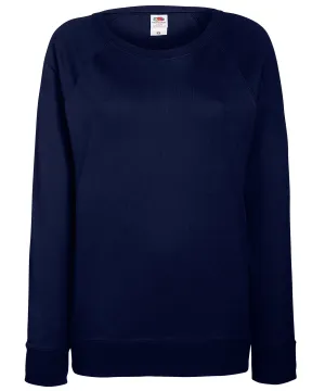 Womens lightweight raglan sweatshirt | Deep Navy