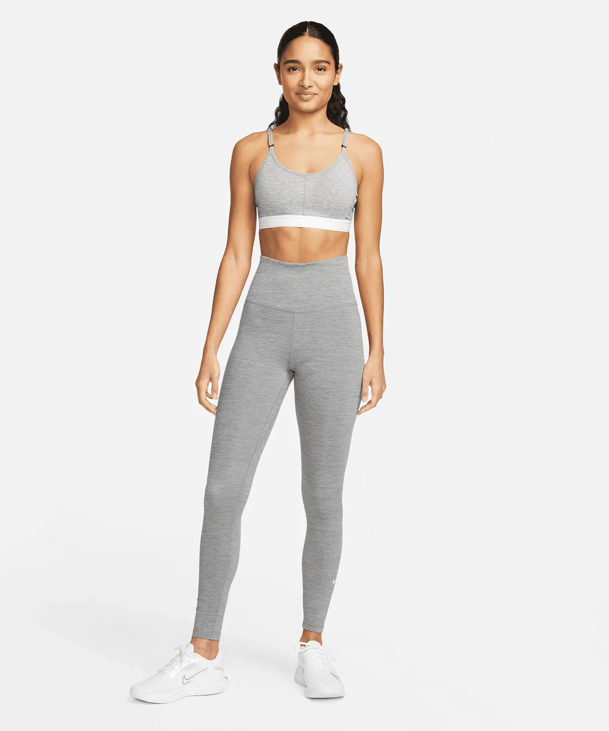 Womens Nike One Dri-FIT high-rise leggings | Cosmic Fuchsia/White