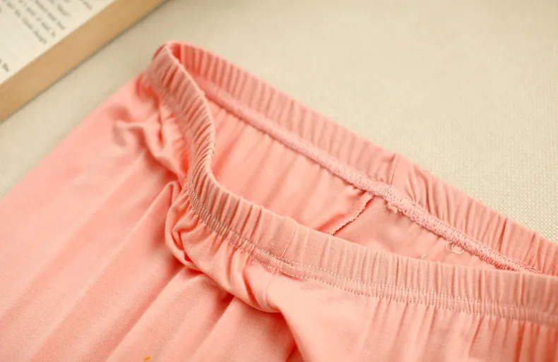 Women's Summer Casual Mid-Waist Elastic Cotton Leggings