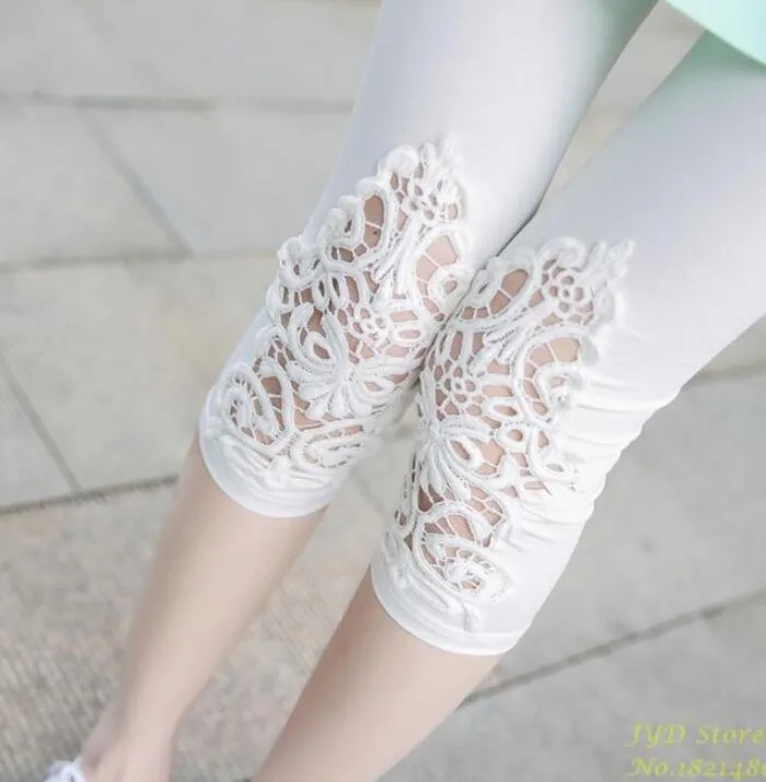 Women's Summer Casual Mid-Waist Elastic Cotton Leggings