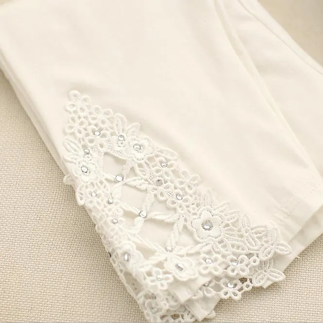 Women's Summer Casual Mid-Waist Elastic Cotton Leggings