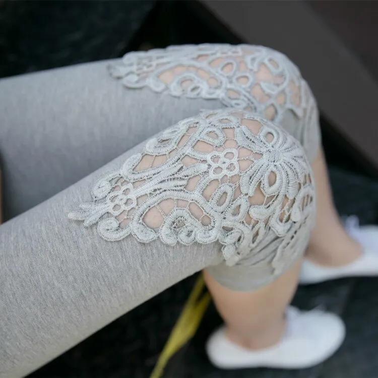Women's Summer Casual Mid-Waist Elastic Cotton Leggings