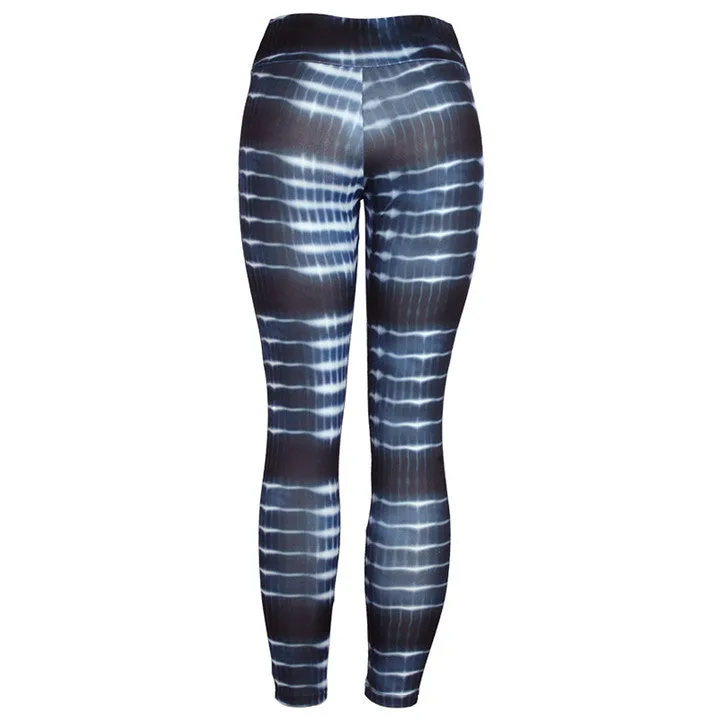 Women's Summer High Waist Polyester Fitness Leggings