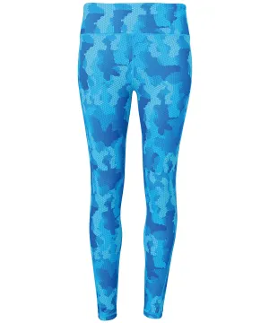 Womens TriDri® performance Hexoflage® leggings | Camo Sapphire