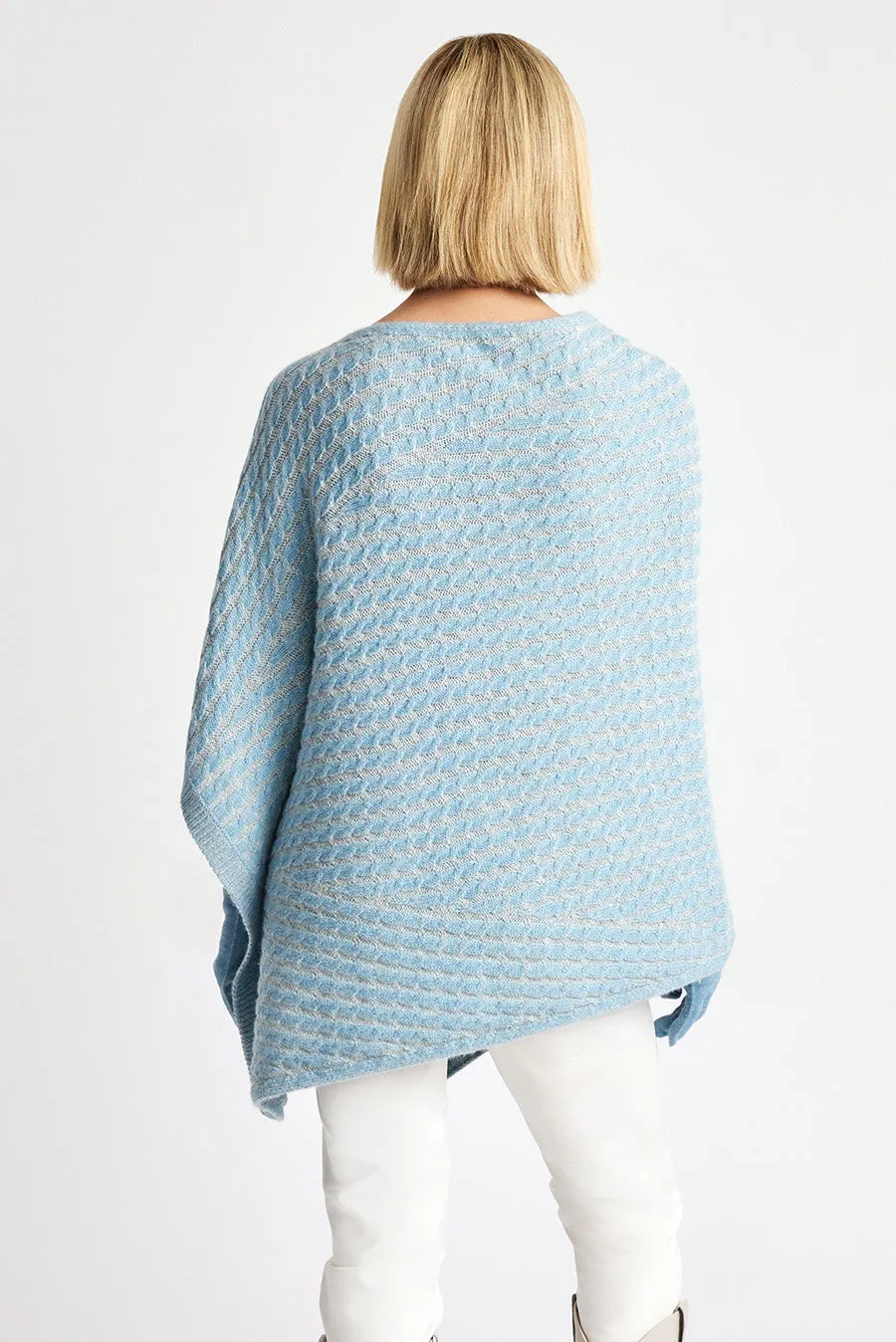 Wonder Poncho Baby Alpaca Color Dream & Penguin