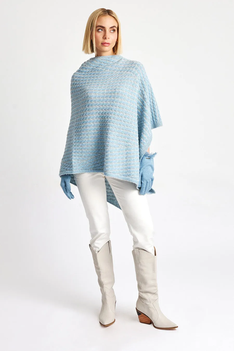 Wonder Poncho Baby Alpaca Color Dream & Penguin