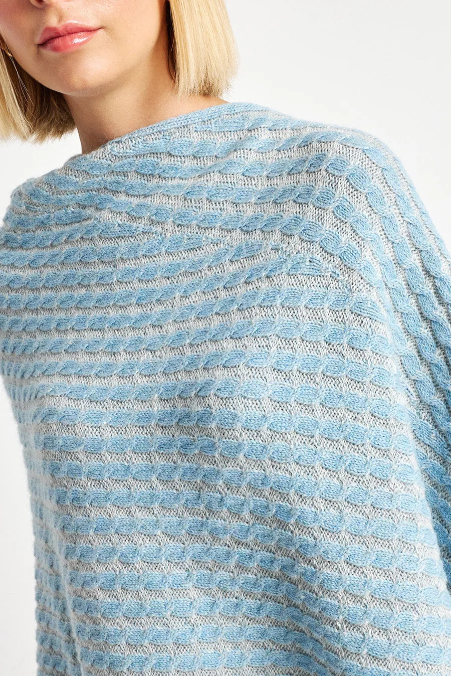 Wonder Poncho Baby Alpaca Color Dream & Penguin