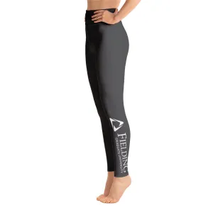 Yoga Leggings - Dark Grey | Fielding Logo