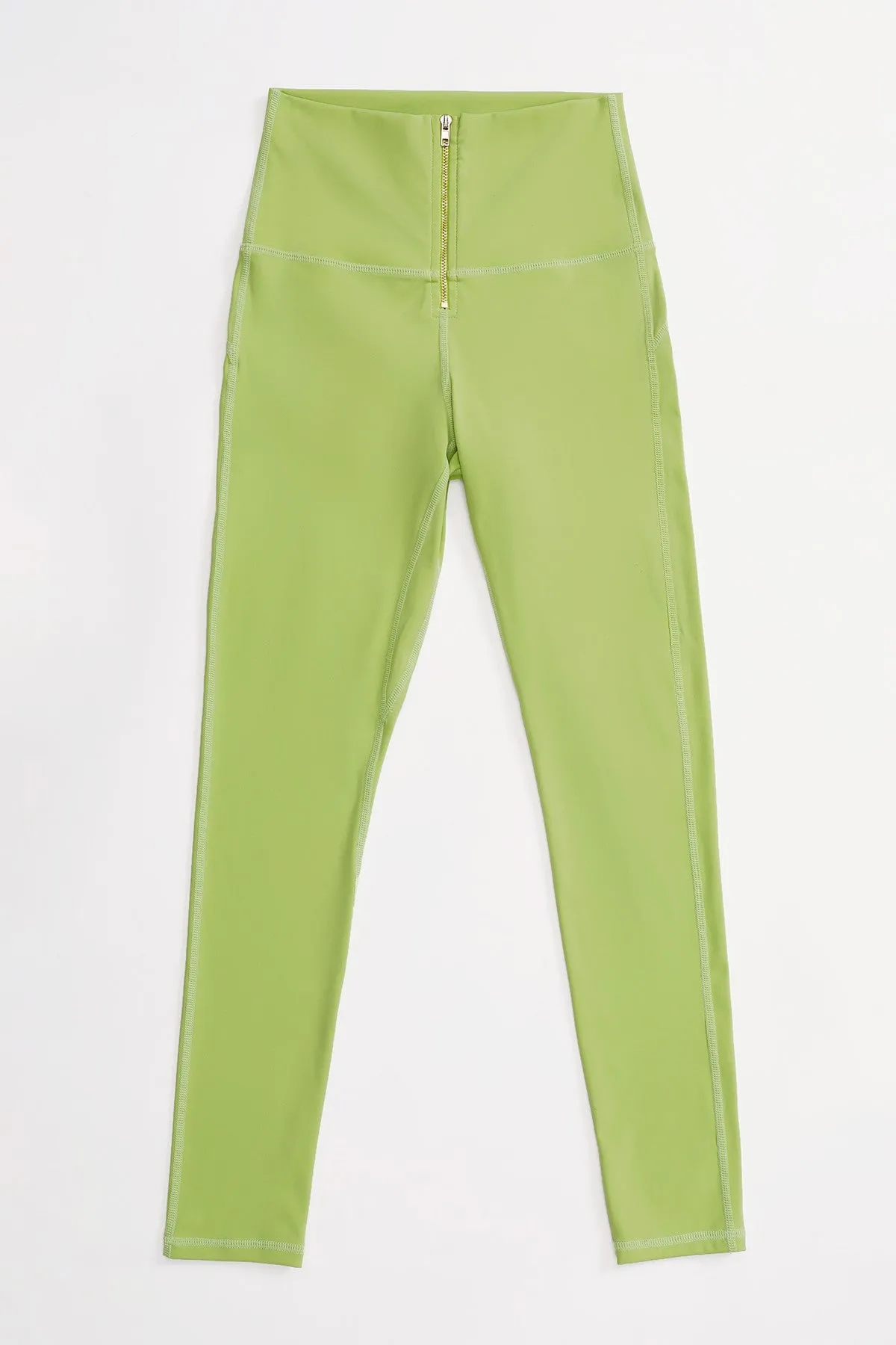 Zip Front Booty Contour Leggings